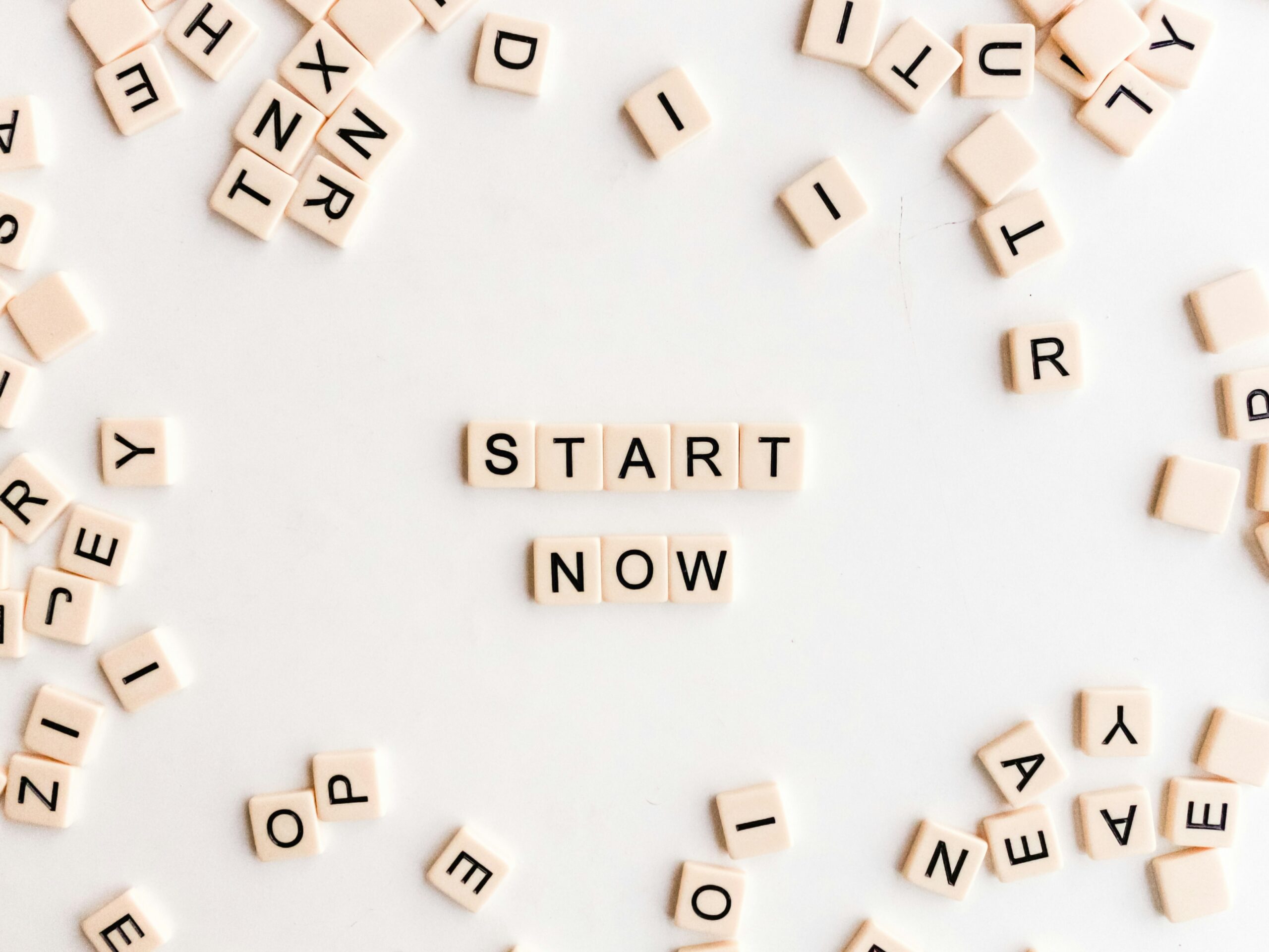 start now letters